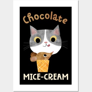 Choc mice cream Posters and Art